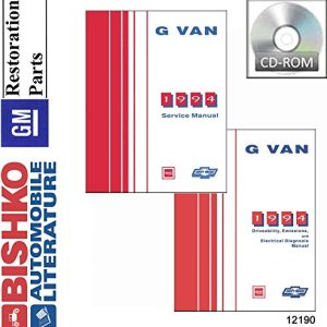 1994 CHEVY G VAN SHOP SERVICE REPAIR MANUAL CD ENGINE DRIVETRAIN OEM