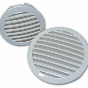 WHITE BLOWER VENT GRILL FOR 4 HOSE