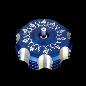 MODQUAD ANODIZED AND DESIGNED GAS CAPS WITH BREATHER VALVE FOR ATV YAMAHA YFZ450 BLACK LOGO GC1-YBLK