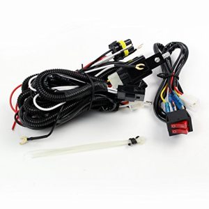 ZMAUTOPARTS DODGE RAM HALO PROJECTOR BUMPER DARK SMOKE FOG LIGHT HARNESS