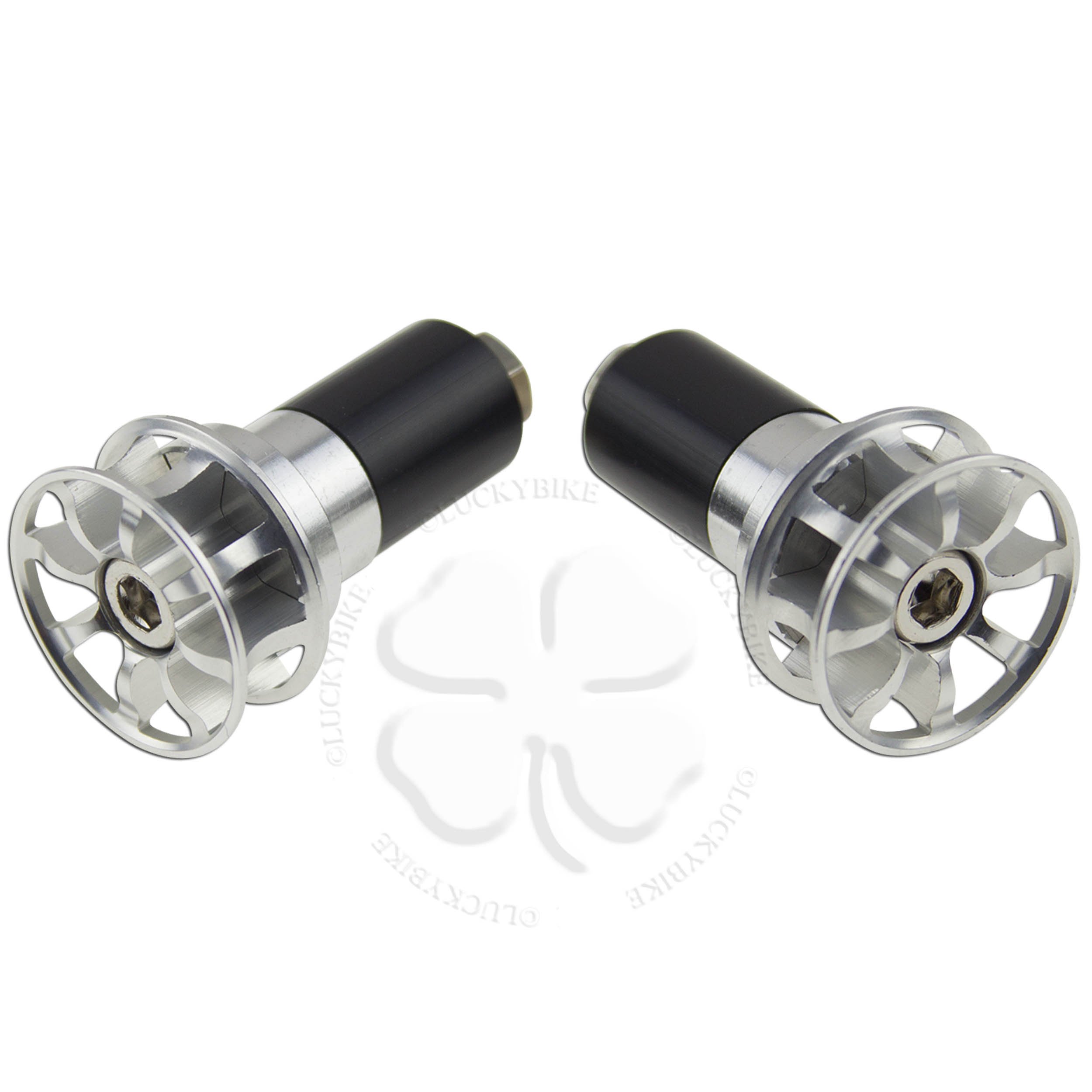 BAR ENDS UNIVERSAL VENDETTA TURBINE FAN END SILVER