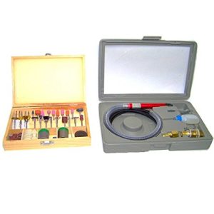 AIR MICRO DIE GRINDER WITH 100 ACCESSORIES ROTARY TOOL CUTTING POLISHER KIT