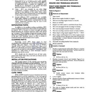 1995 CADILLAC ELDORADO SEVILLE SHOP SERVICE REPAIR MANUAL CD ENGINE DRIVETRAIN